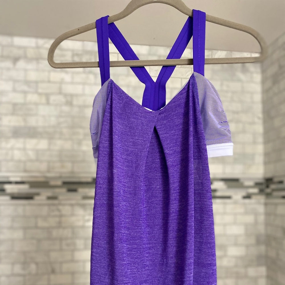 EUC* LULULEMON REST LESS TANK - Picture 4 of 8